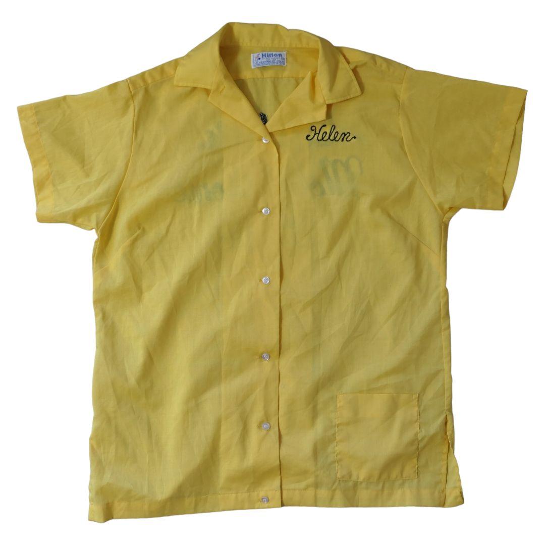 VINTAGE 70s M Bowling shirt -Hilton- – ユウユウジテキ