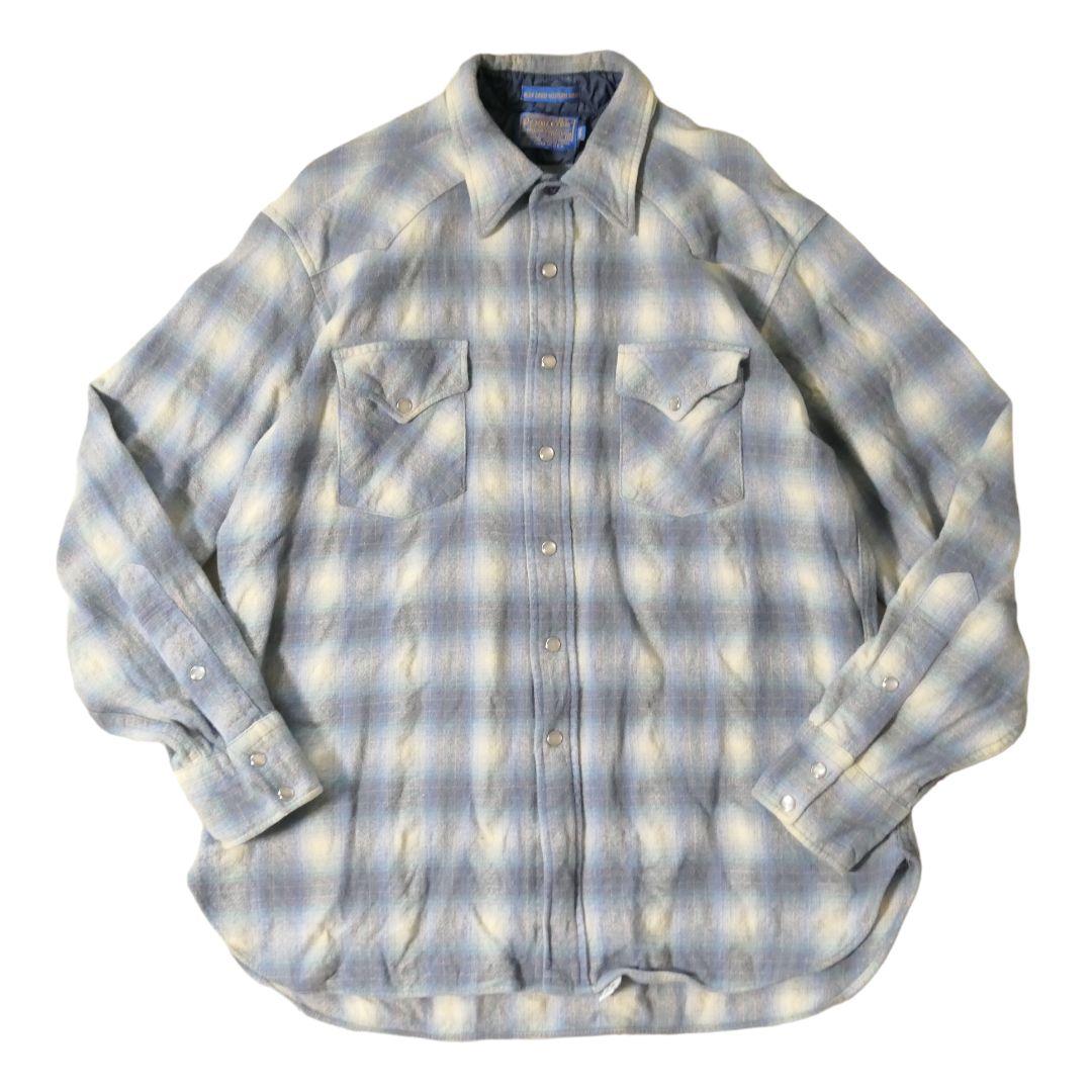 VINTAGE 70s XL Western shirt -PENDLETON-