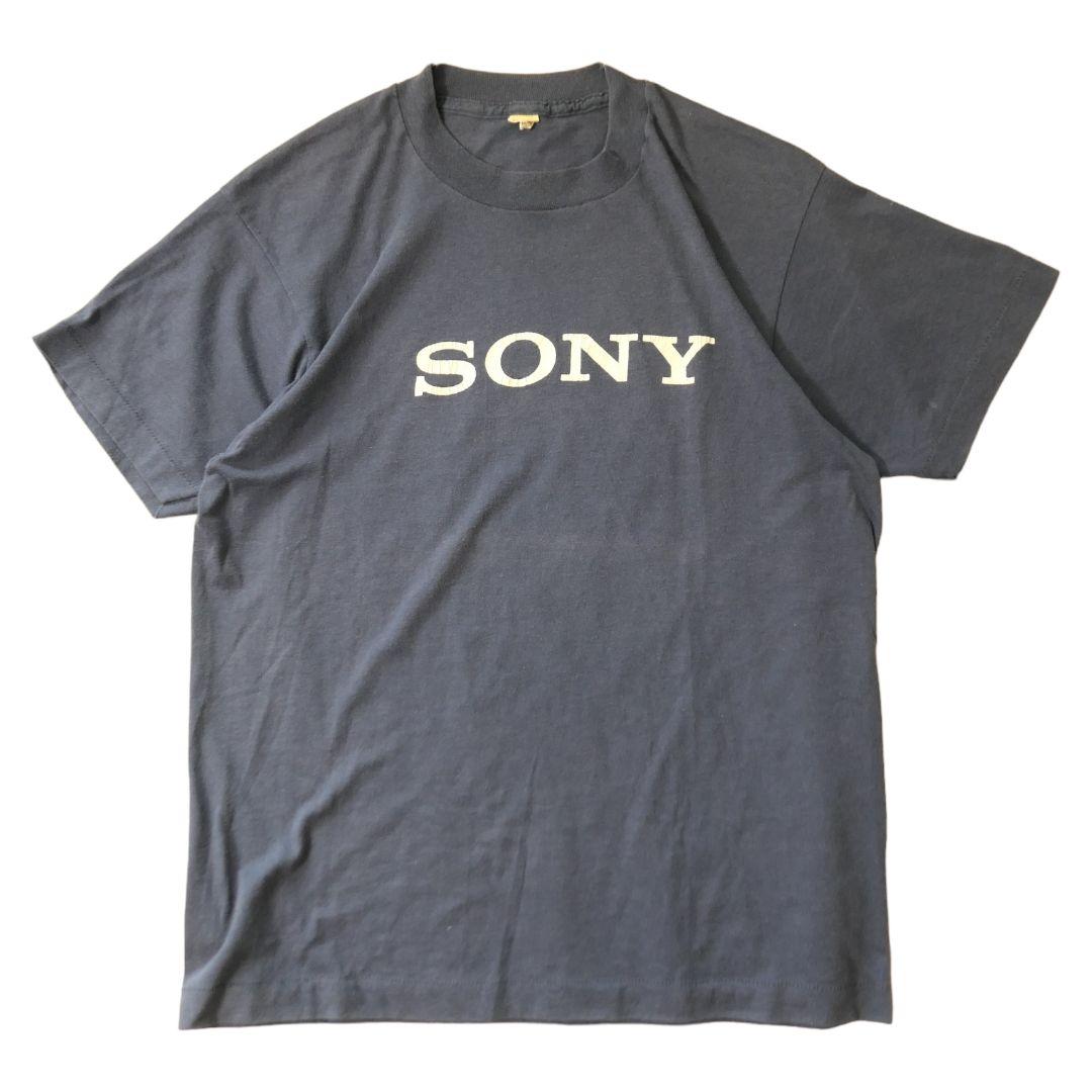 VINTAGE 80s L Corporate logo T-shirt -SONY- – ユウユウジテキ