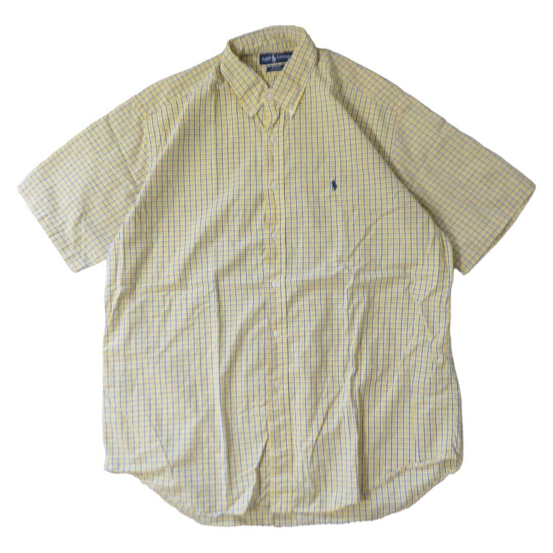 VINTAGE 90s L Button down shirt -Ralph Lauren- – ユウユウジテキ