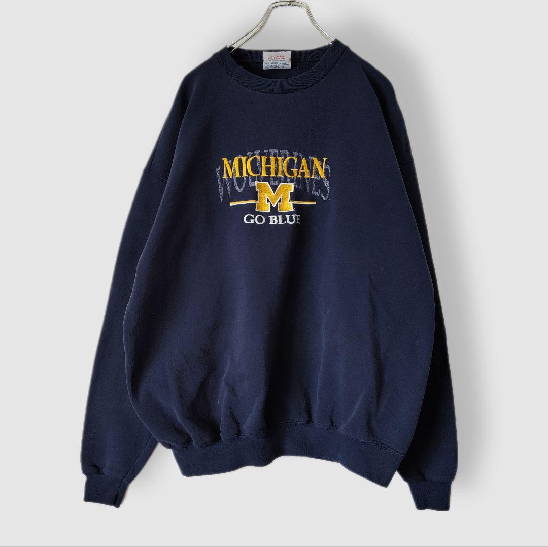 [crable sportswear] 80~90s michigan university sweat, made in USA / XL