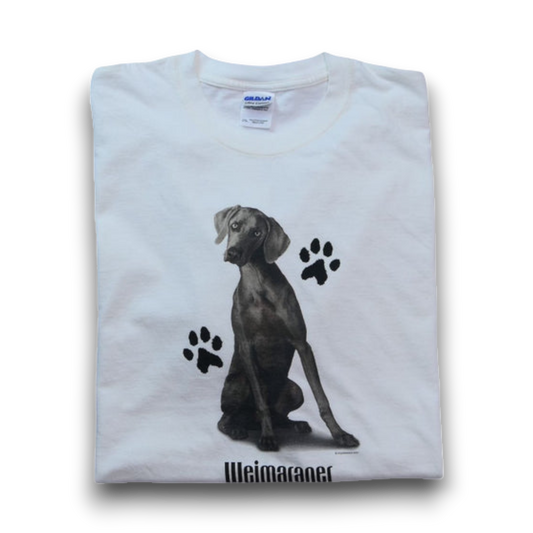 USED XXL Dog Print Tee -Weimaraner-