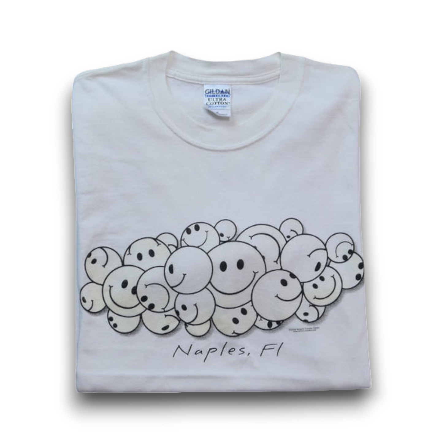 VINTAGE 00s M SMILE Tee -Tentacle Creative Works-