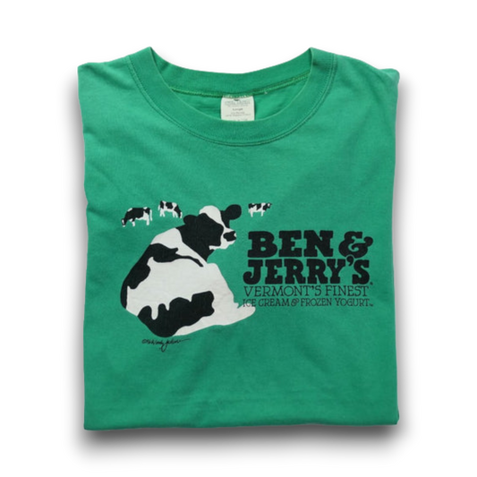 VINTAGE 90s L Promotion Tee -BEN & JERRY'S-