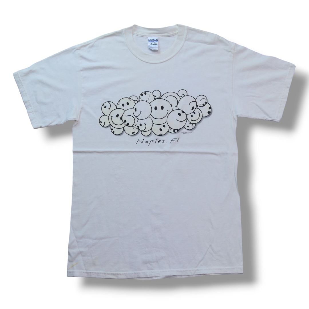 VINTAGE 00s M SMILE Tee -Tentacle Creative Works-