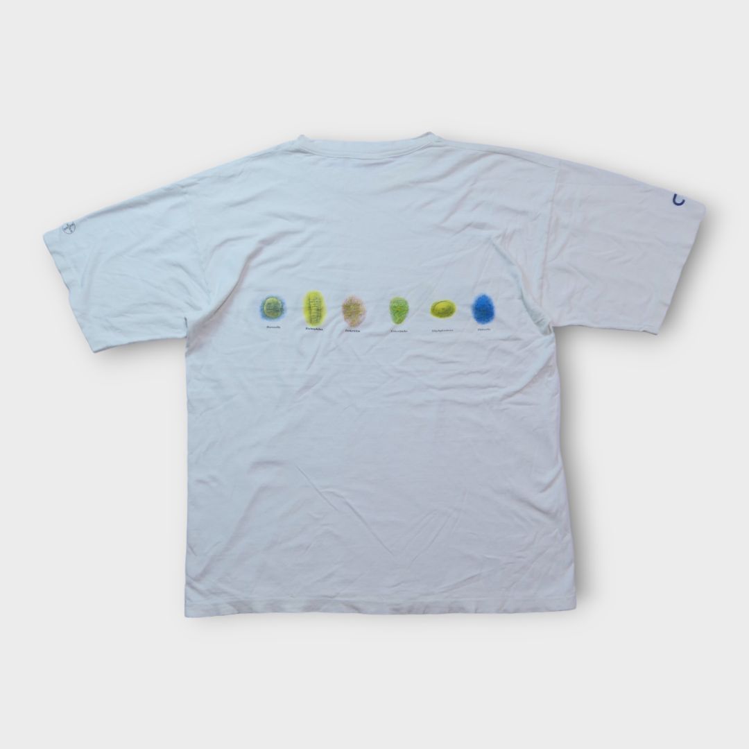VINTAGE 90s XL Promotion Tee "Bacteria" -BAYER-