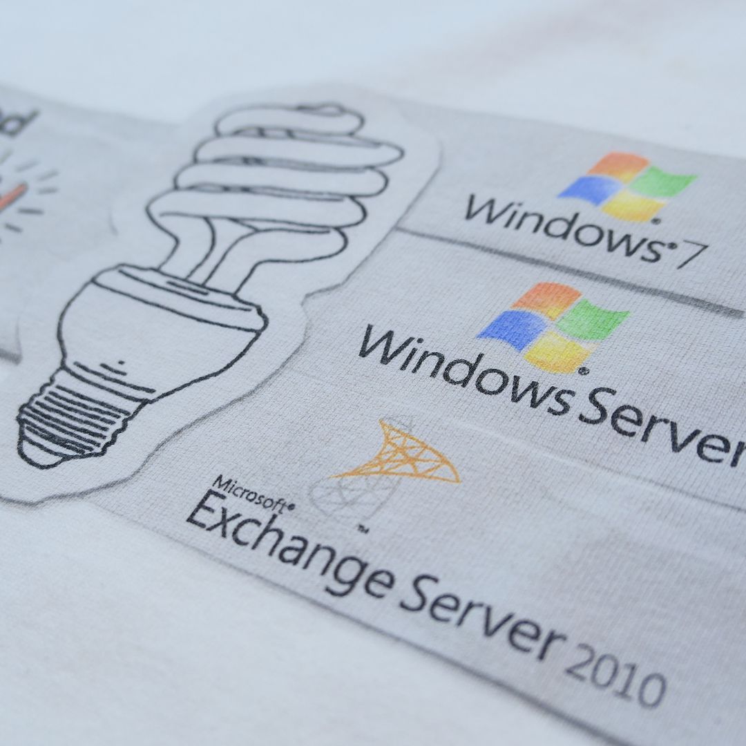 USED XL Promotion Tee "Windows" -Microsoft-