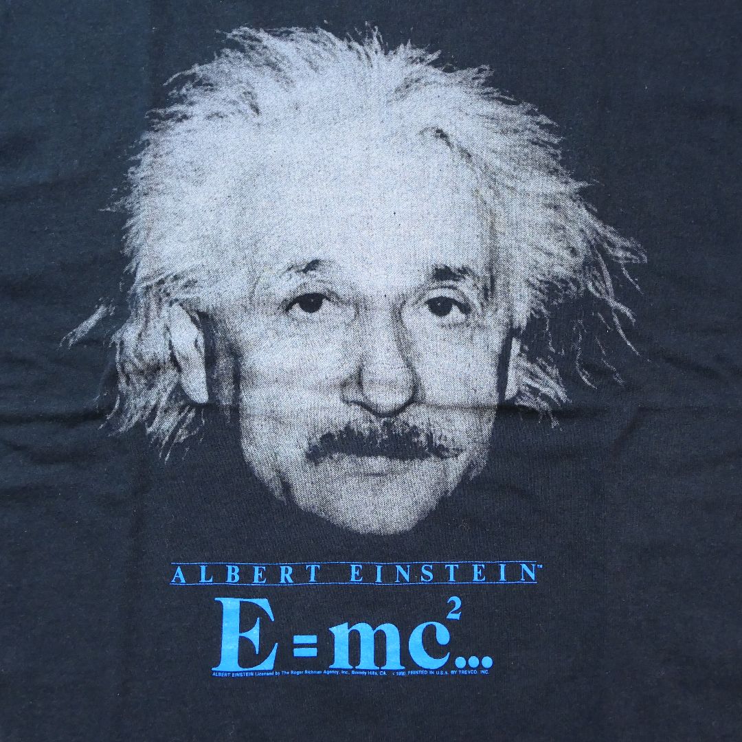 VINTAGE 90s L Physics Tee -Albert Einstein-