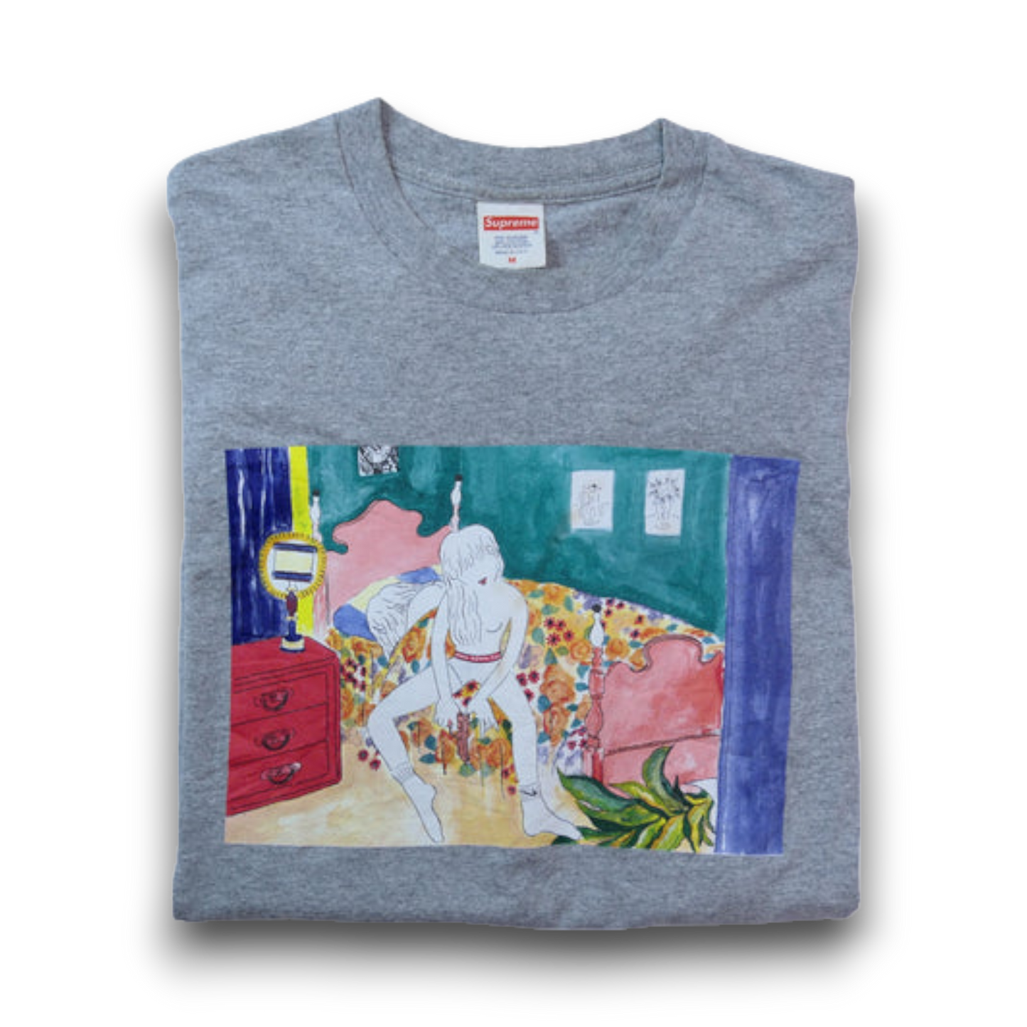 USED L-XL Art Tee "Bedroom" -Supreme-