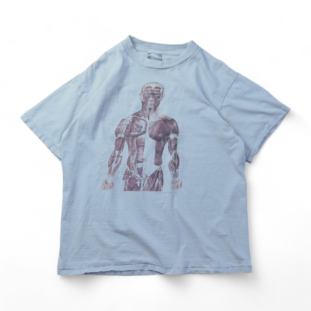 VINTAGE 90s L Art Tee -Anatomical Chart- – ユウユウジテキ