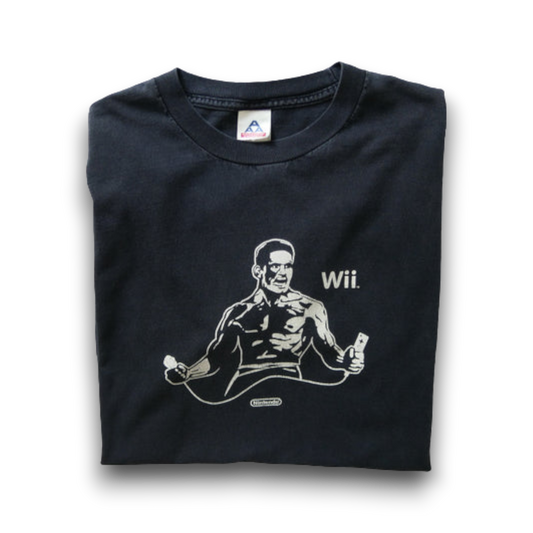 VINTAGE 00s L Promotion Tee "Wii" -Nintendo-