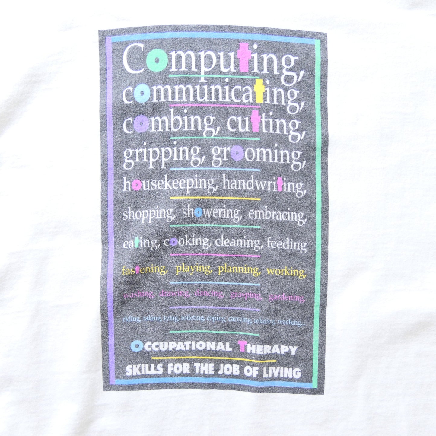 VINTAGE 90-00s XL Message Tee -Computing-