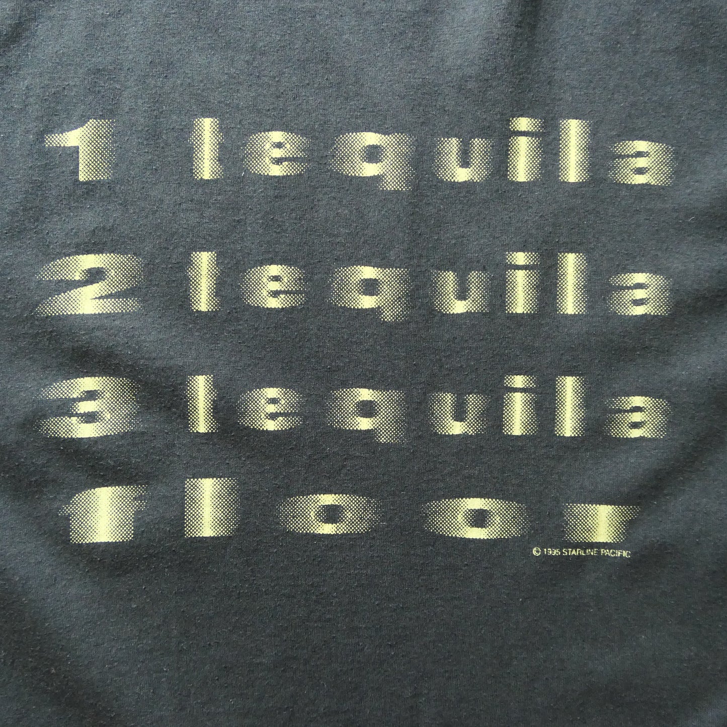 VINTAGE 90s L Message Tee -Tequila-