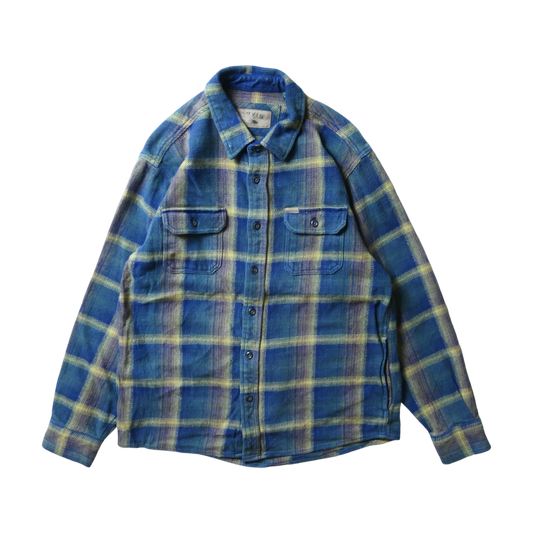 USED L Heavy Flannel Shirt -ORVIS-