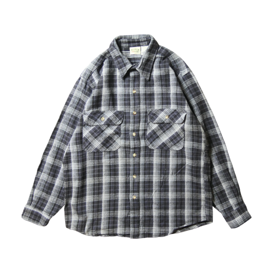 VINTAGE 90s Heavy Flannel Shirt -FIVE BROTHER-