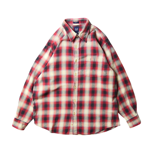 VINTAGE 00s L Ombre Check Shirt -GAP-