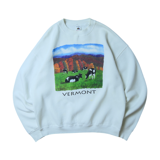 VINTAGE 90s XL Animal Sweat -VERMONT-