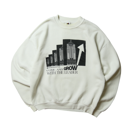 VINTAGE 90s XL Promotion Sweat -Chicago Board of Trade-