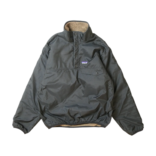 VINTAGE 00s S Halfsnap Nylon/Fleece Reversible Jacket "GLISSADE" -Patagonia-