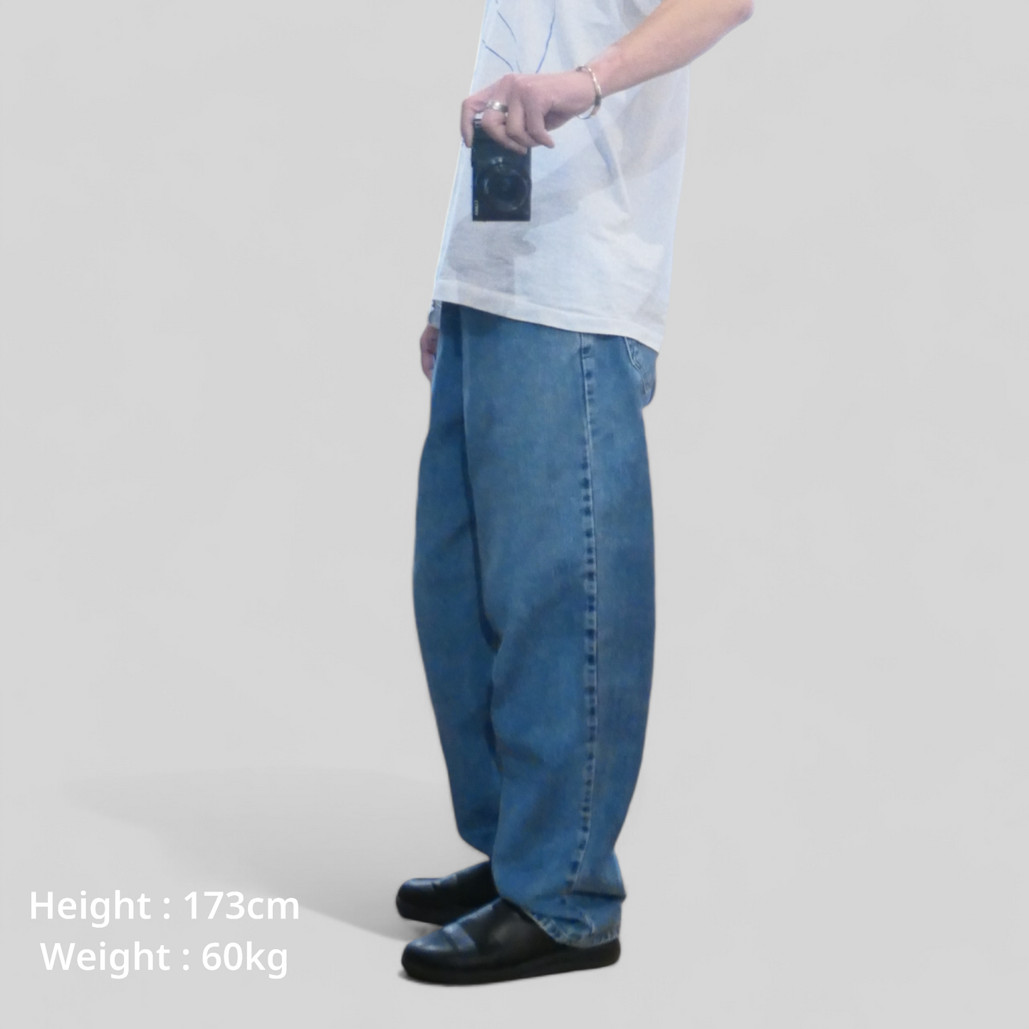 VINTAGE 90s 30×32inch Baggy Denim Pants -Levi's SilverTab-