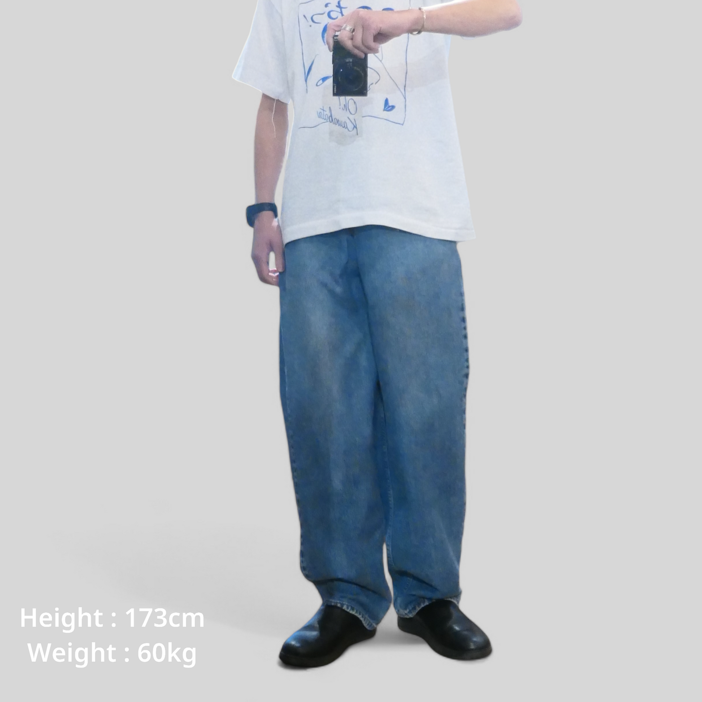 VINTAGE 90s 30×32inch Baggy Denim Pants -Levi's SilverTab-