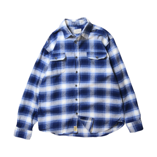 USED L flannel Shirt -JACHS-