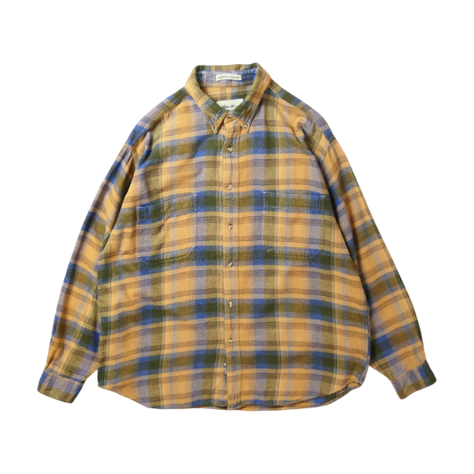 VINTAGE 90-00s XL Flannel Shirt -EddieBauer-