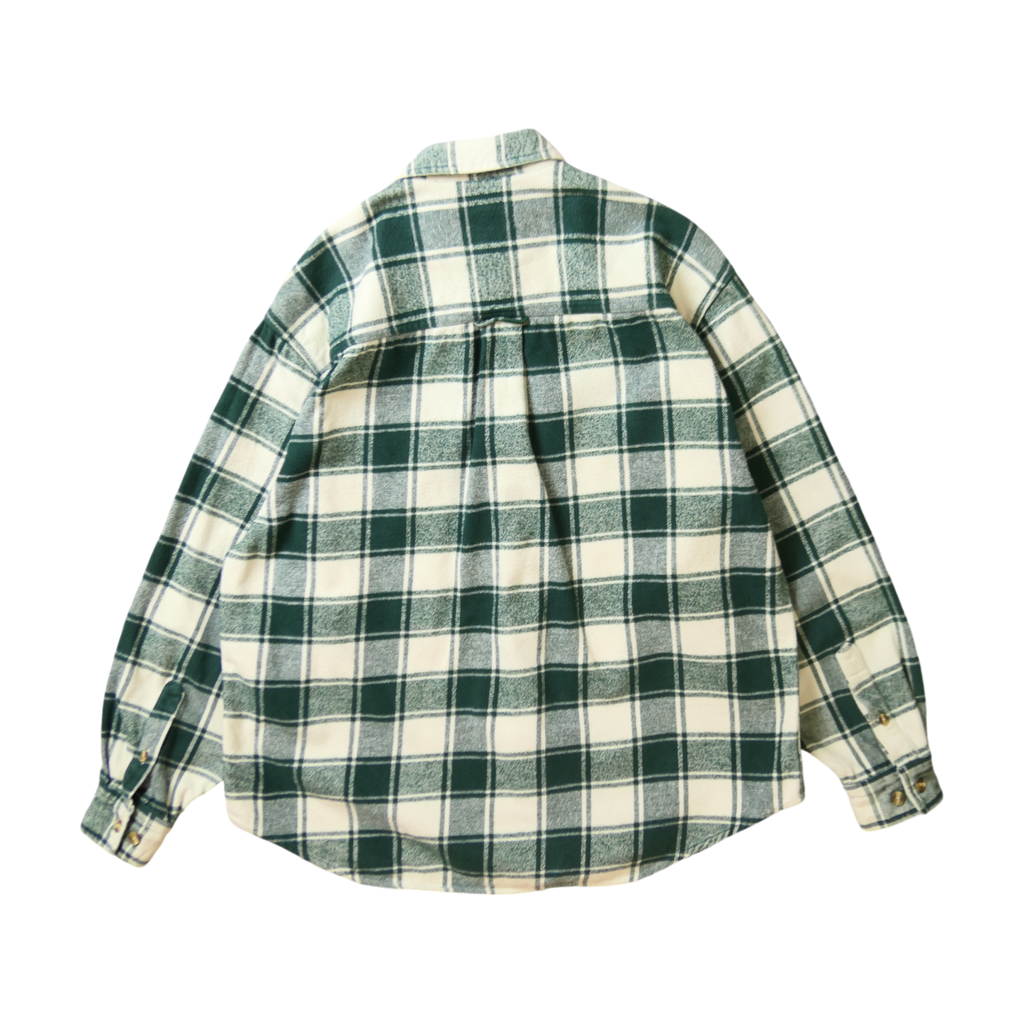 VINTAGE 90-00s Heavy Flannel Shirt -EddieBauer-