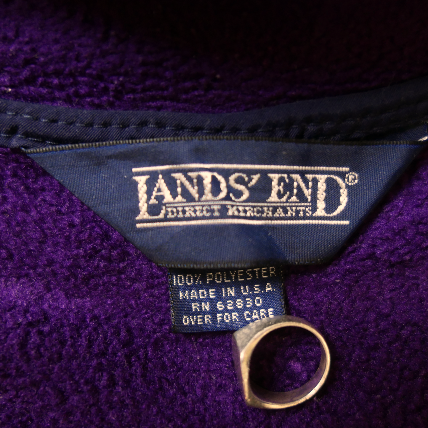 VINTAGE 90s L Halfsnap Fleece Jacket -LAND'S END-