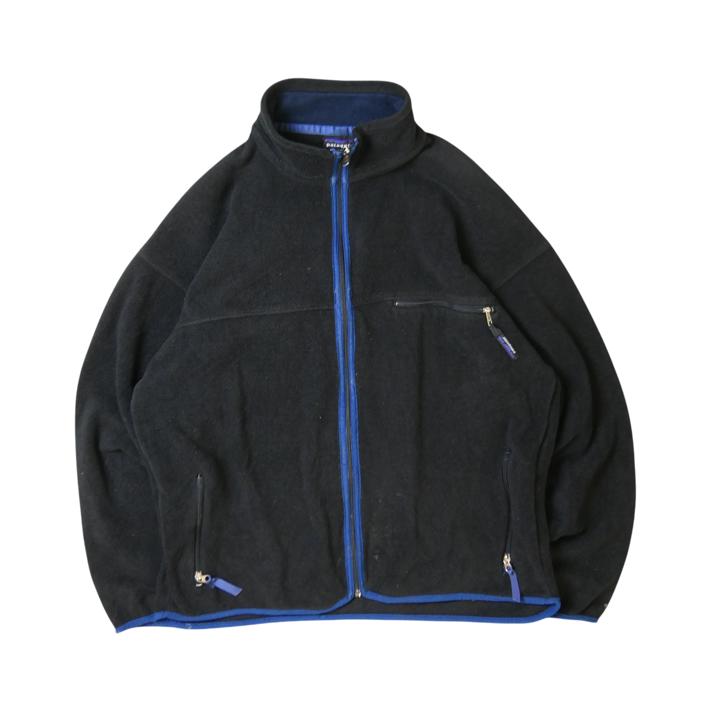 VINTAGE 90s XL Synchilla Zipup Jacket "雪なし" -Patagonia-