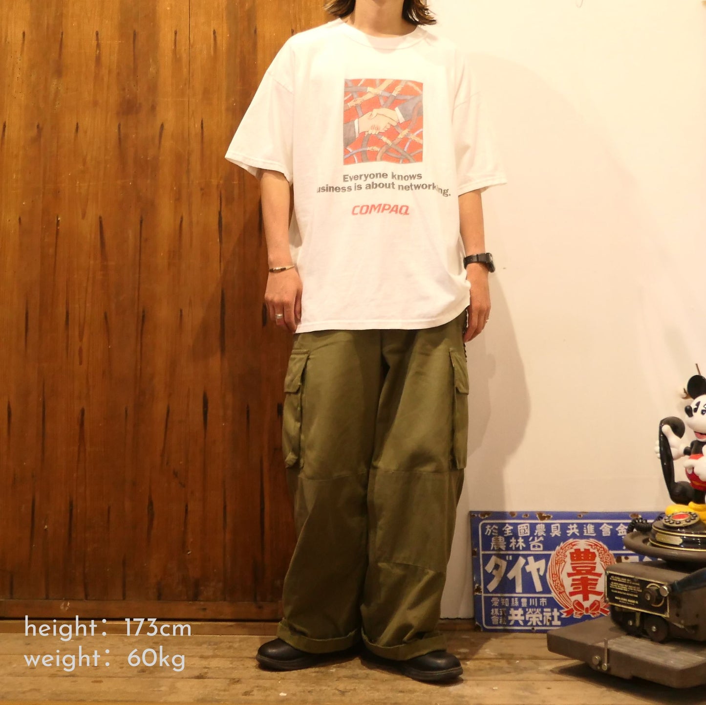 VINTAGE 90-00s XL Promotion Tee -COMPAQ-