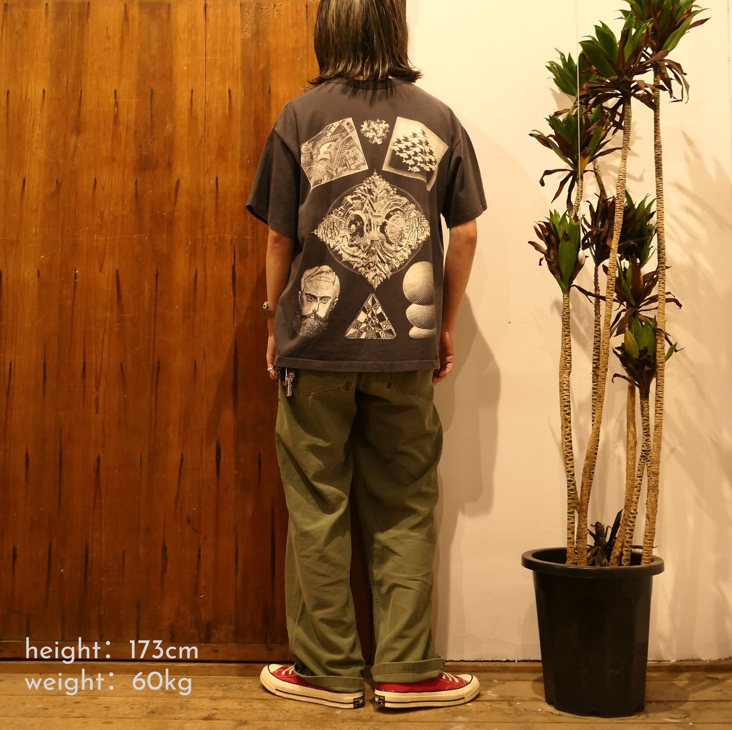 VINTAGE 90s XL Art Tee -M.C.Escher-