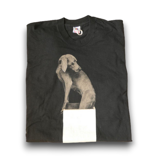 VINTAGE 90s XXL Art Tee -William Wegman-