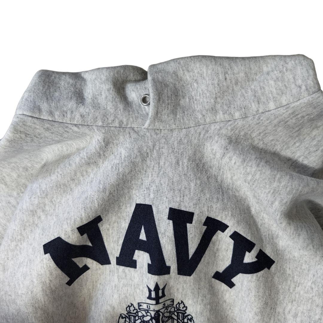 VINTAGE 90s XL Reverse weave type hoodie -THE MIDSHIPMEN STORE-