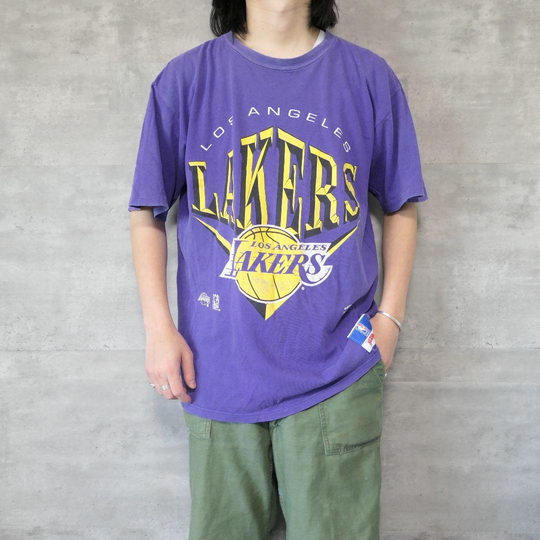 VINTAGE 80-90s L NBA T-shirt -LAKERS-