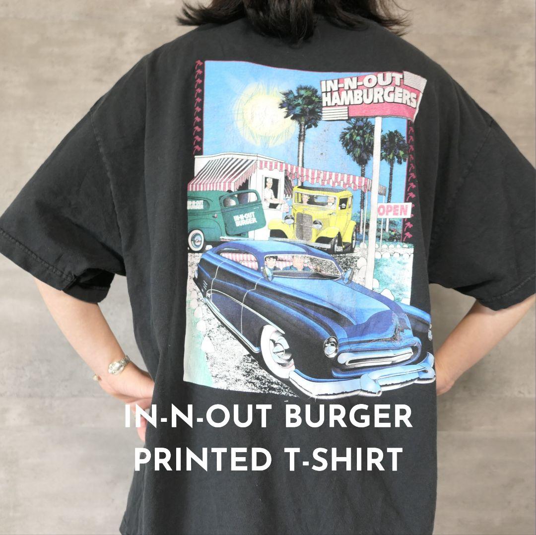 USED XXL Printed T-shirt -IN-N-OUT BURGER-