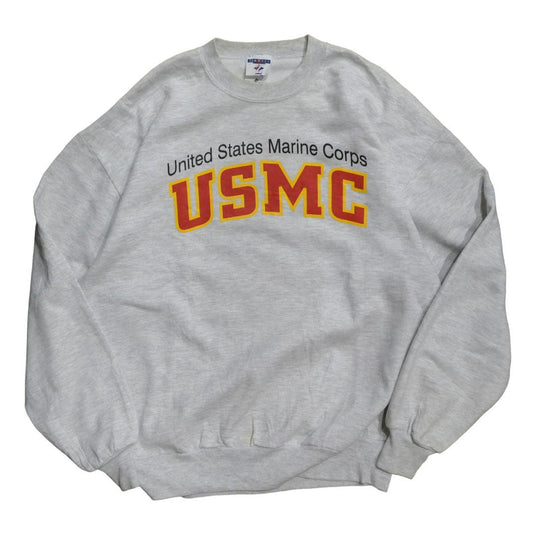 VINTAGE 90s XL Militaly Sweat -USMC-