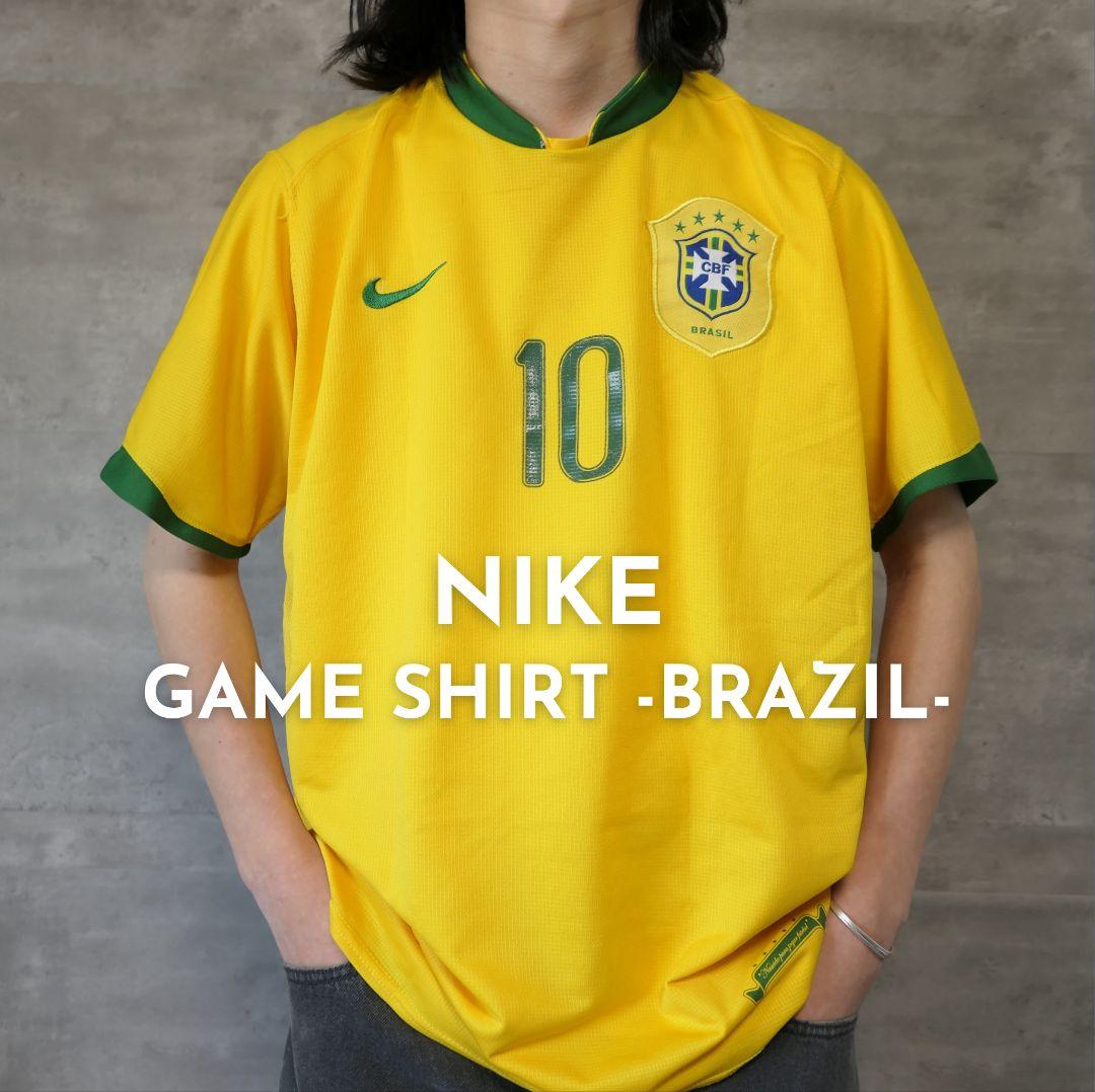 VINTAGE 00s Soccer game shirt -BRAZIL-