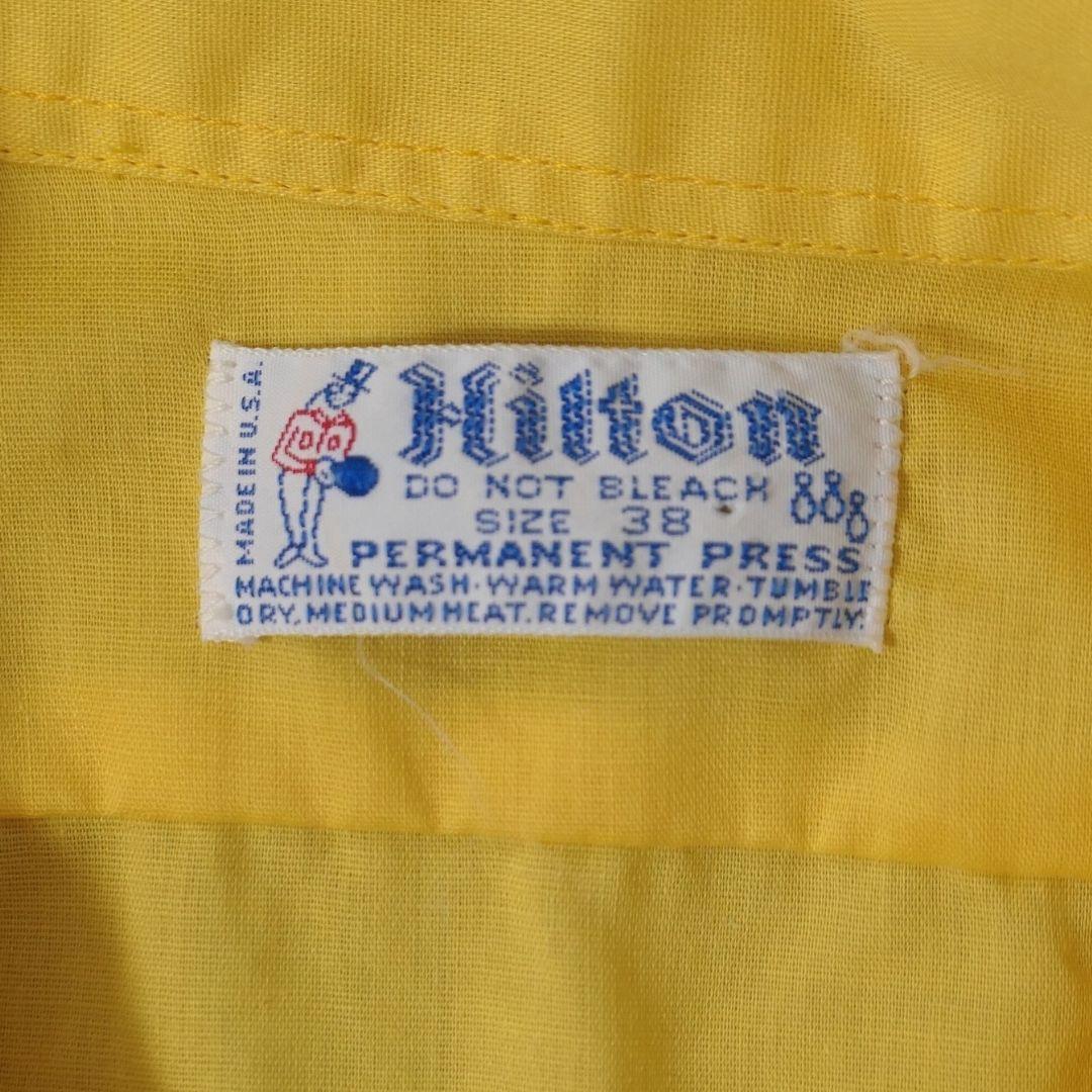 VINTAGE 70s M Bowling shirt -Hilton- – ユウユウジテキ