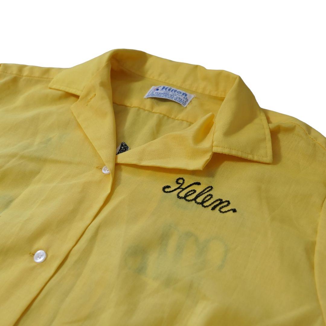 VINTAGE 70s M Bowling shirt -Hilton- – ユウユウジテキ