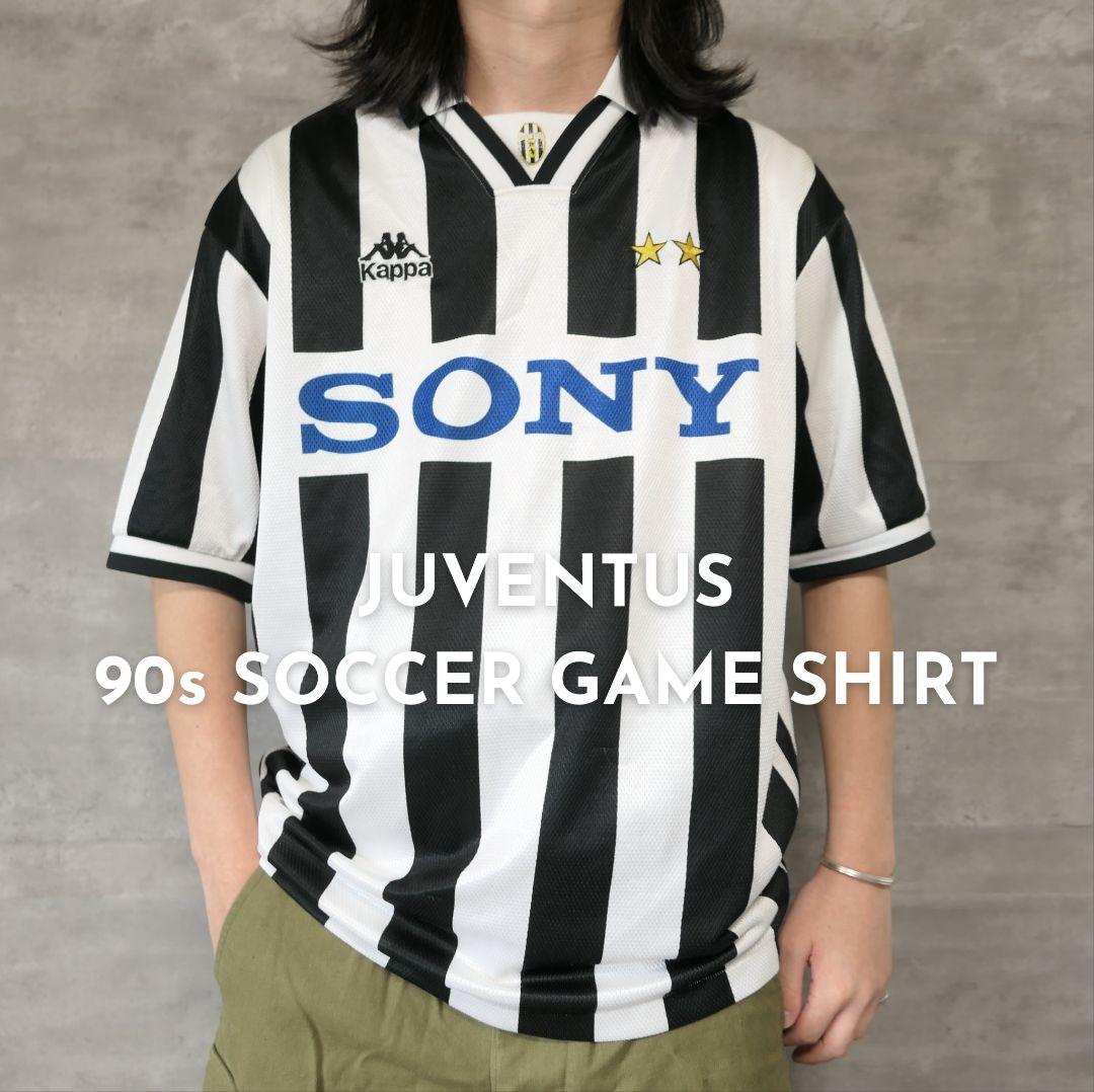 VINTAGE 90s L Soccer game shirt -JUVENTUS-