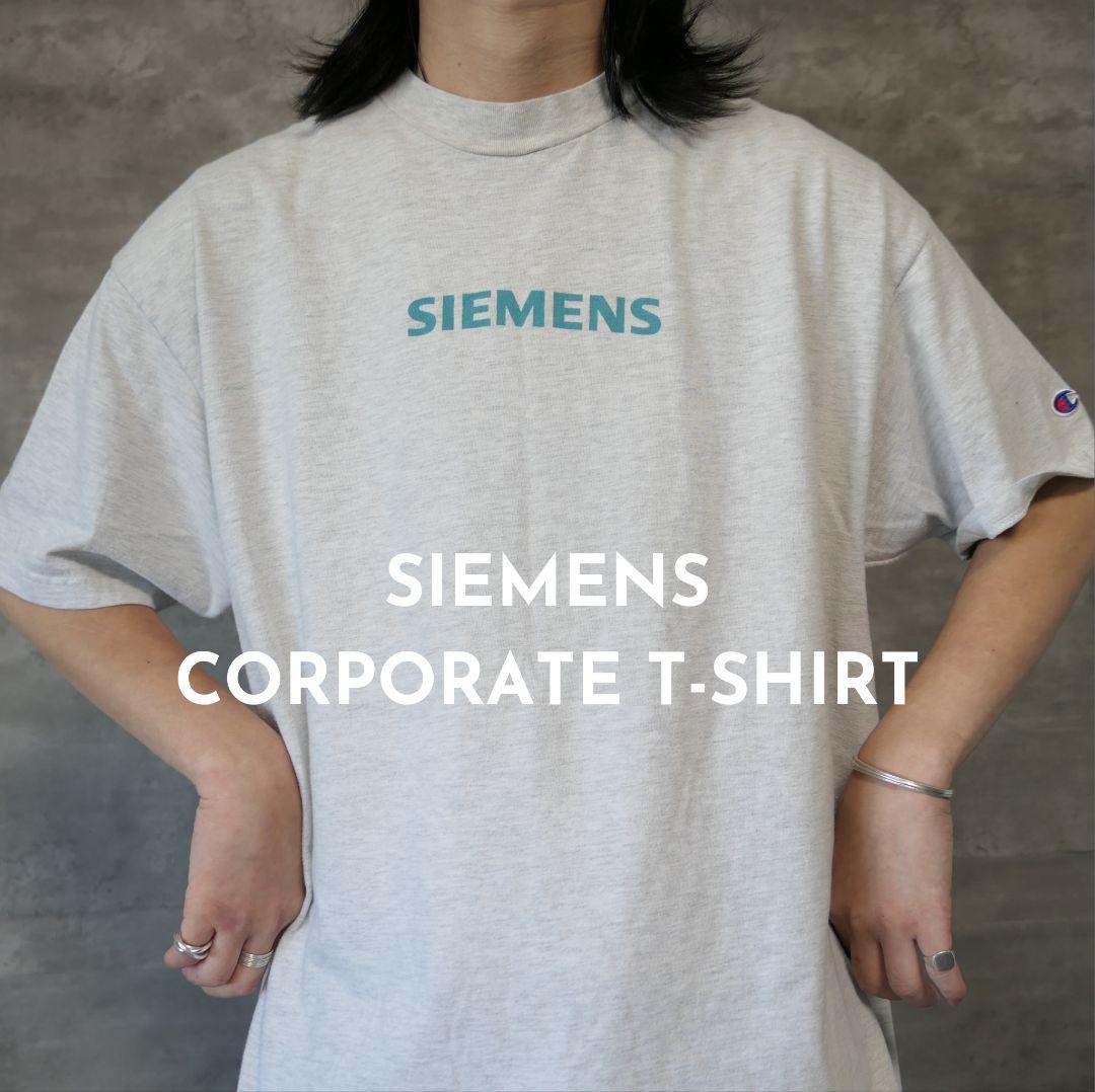 VINTAGE 00s XL Chanpion Corporate T-shirt -SIEMENS-