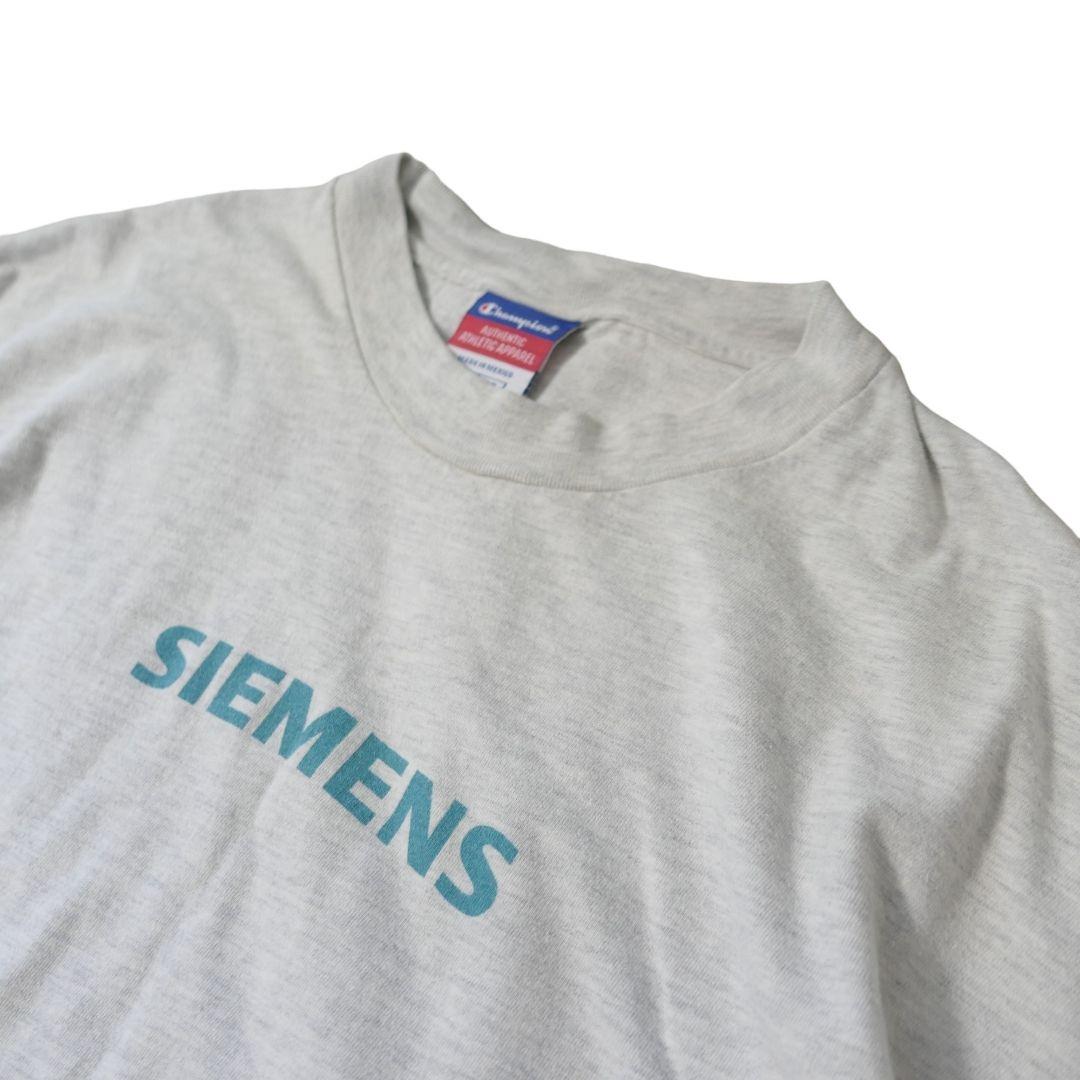 VINTAGE 00s XL Chanpion Corporate T-shirt -SIEMENS-