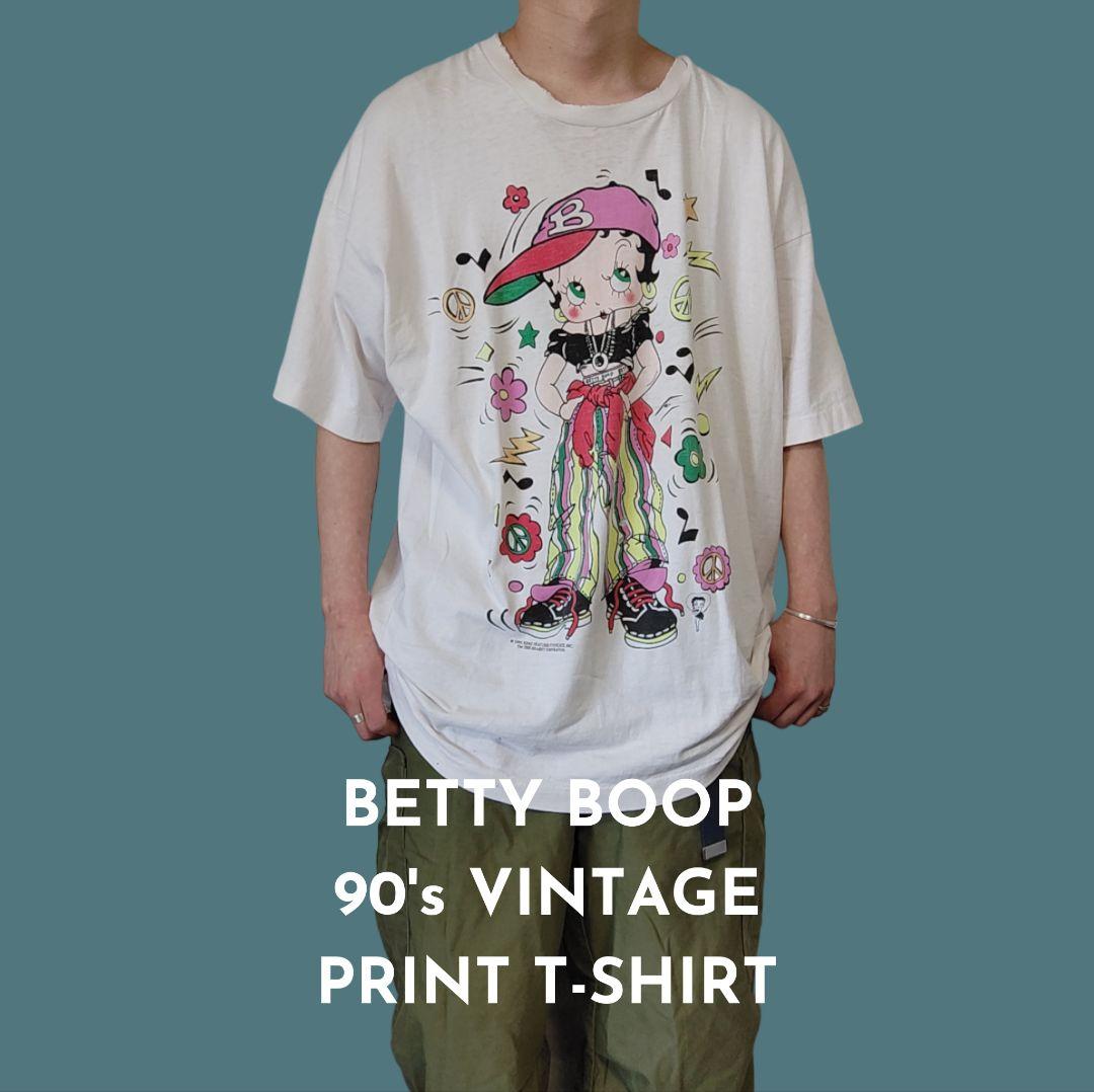 Vintage 90s XL T-shirt -Betty Boop- – ユウユウジテキ