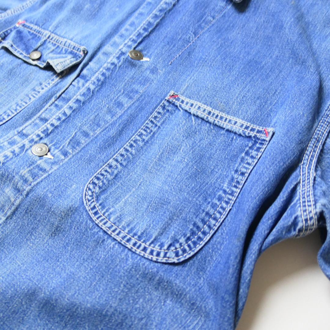 VINTAGE 60-70s M Denim Jacket -Sears-