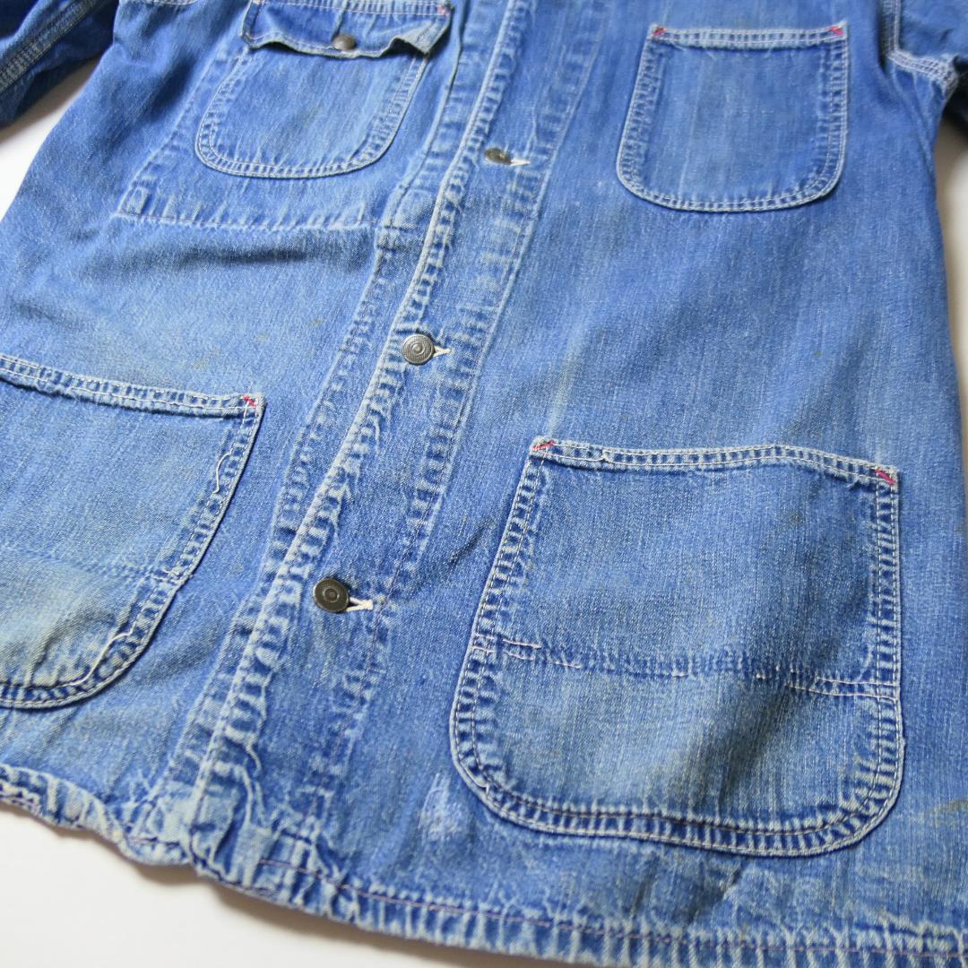 VINTAGE 60-70s M Denim Jacket -Sears-