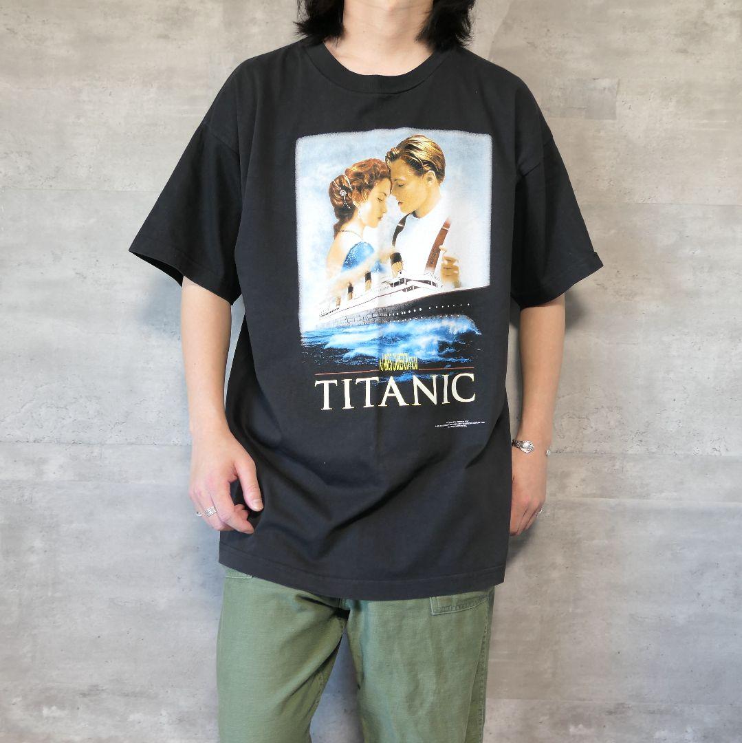 90sヴィンテージ｜1998 Titanic Tシャツ (White - XL)