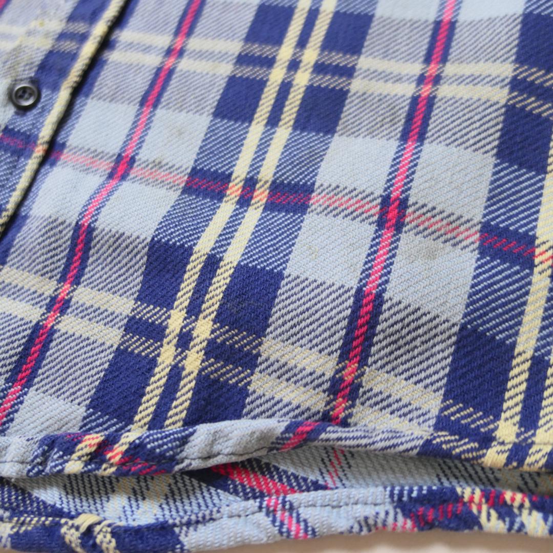 VINTAGE 80s M Flannel Shirt -Mr.Leggs-