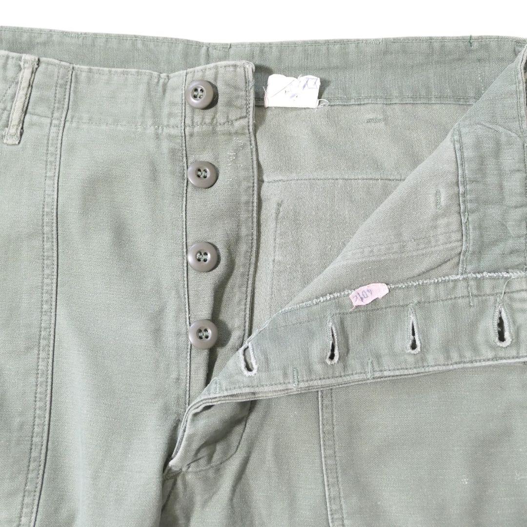 VINTAGE 70s 32inch OG-107 Baker pants -U.S.ARMY-