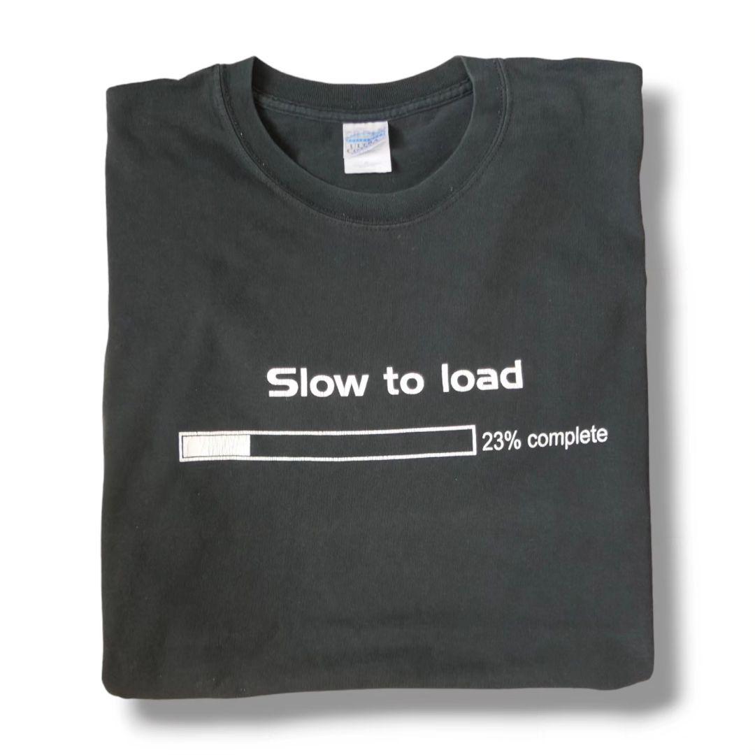 VINTAGE 90-00s XL Message Tee -Slow to load-